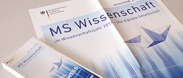 MS Wissenschaft Flyer und Plakate